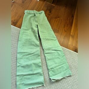 Zara light green jeans